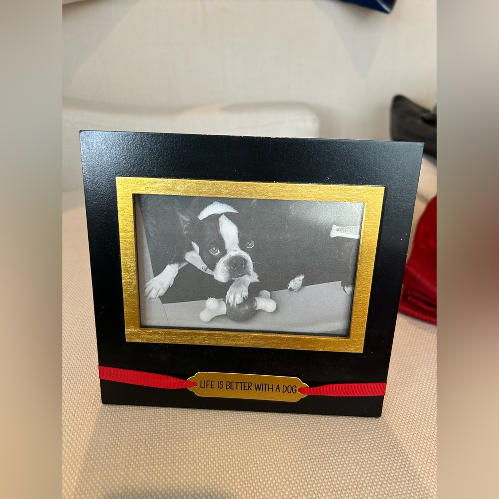 MICHAELS 4 x 6 “Life is better with a dog” Holiday Photo Frame